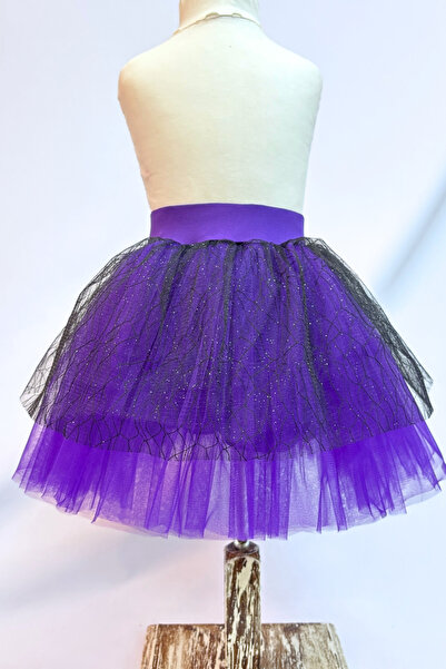 LULLY KİDS Lully Kıds Дівчача спідниця з павутинним тюлем і деталями