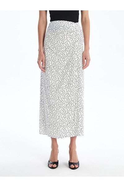 LC Waikiki Lcw Waist Zipper Polka Dot Women's Skirt Fast Fashion