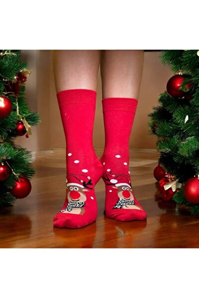 ROKH Christmas Pine Tree Patterned Winter Gift Socks