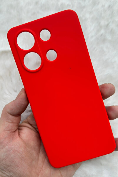 Vip Case Xiaomi Redmi Note 13 (PRO DEĞİL)  - Lansman Kamera Korumalı Içi Kadife Yumuşak Silikon Mara Kılıf