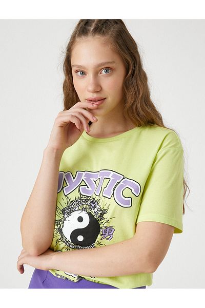 Koton T-Shirt Crew Crew Krátký rukáv