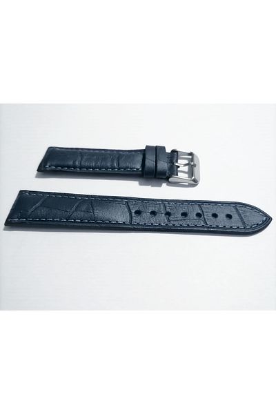 FADO &Genuine Lazivert Leather Watch Band Compatible for Every Watch 24 mm (50)