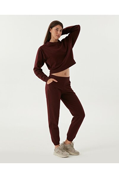 Ayma Active Φούτερ Jogger με ψηλόμεσο μήκος από βιολογικό βαμβάκι