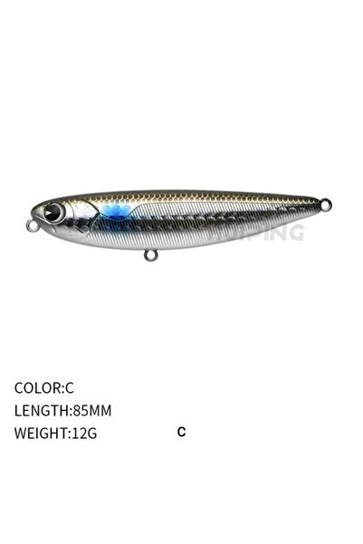 Bozok balıkçılık SU ÜSTÜ MAKET BALIK , SU ÜSTÜ RAPALA ,( 8,5 CM 11 GRAM )