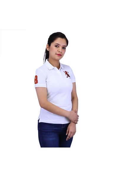 Giordano Women's 3D Lion Polo