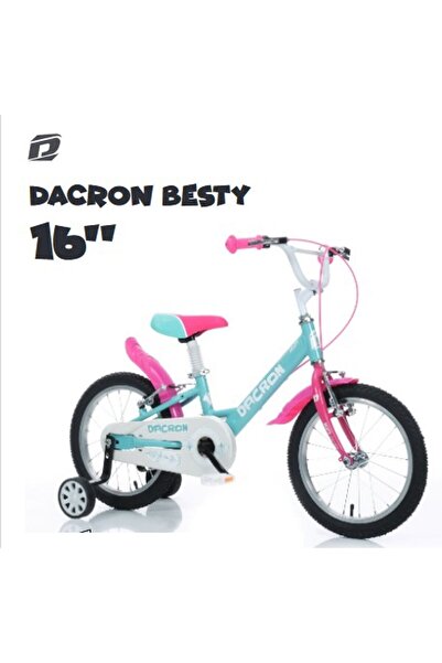 dacron '''Emir Bisiklet 'de ''' Dacron Besty 16" 5-12 Yaş Pembe Çocuk Bisikleti