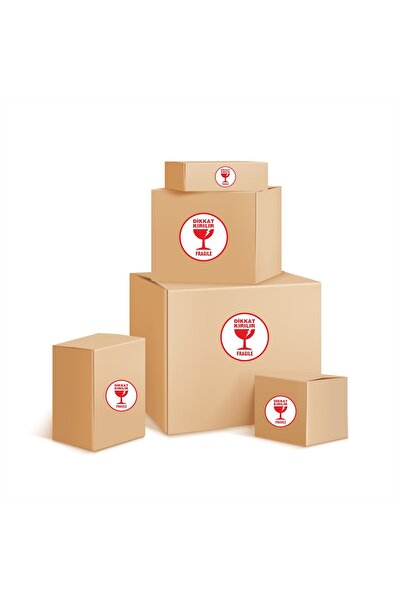 NEON Dijital Baskı Merkezi 250 قطعة من الملصقات المستديرة القابلة للكسر