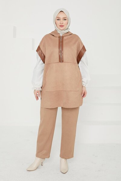 Armine طقم ARMINE TREND مكون من قطعتين مع سترة وسروال - Mink 24KT602