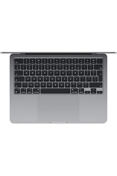 Apple MacBook Air مقاس 13 بوصة: شريحة M3، وذاكرة وصول عشوائي سعتها 16 جيجابايت، ووحدة تخزين SSD سعة 256 جيجابايت، ووحدة معالجة مركزية ثماني النواة ووحدة معالجة رسومية ثماني النواة، ولوحة مفاتيح باللغة الإنجليزية - رمادي فضائي