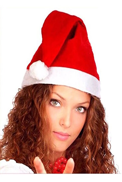CAŞ DEKORASYON Pălărie de Moș Crăciun de culoare roșie