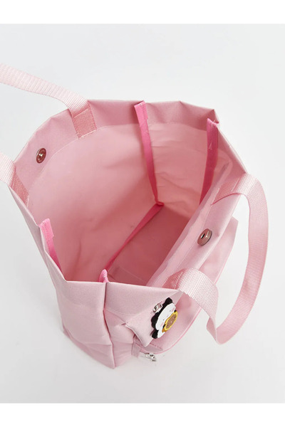 LC Waikiki LCW ACCESSORIES Siyah Baskılı Kız Çocuk Kol Çantası