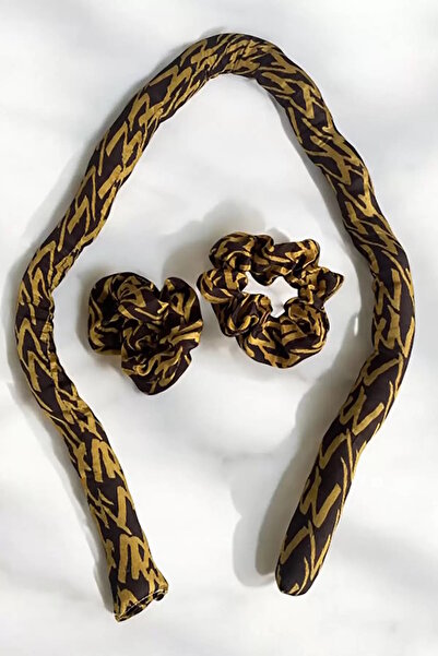 CAŞ DEKORASYON مجموعة مشبك من الساتان لتصفيف الشعر بألوان مختلطة