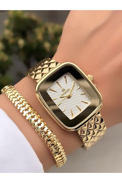 Homies Original Invoice Waterproof Women's Wrist Watch with Bracelet Gift