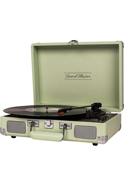 Plak İstasyonu *ÜCRETSİZ KARGO Record Master ST14012 Yeşil Retro Pikap Blueto...