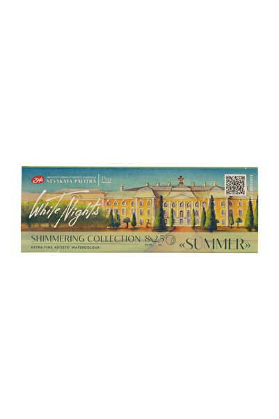 ST. PETERSBURG White Nights Extra-Fine Tam Tablet Sulu Boya Seti 2.5 ml 8 Ren...