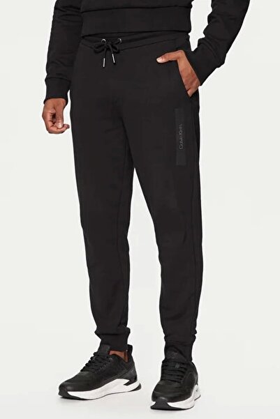 Calvin Klein Erkek Siyah Regular Fit Eşofman Altı