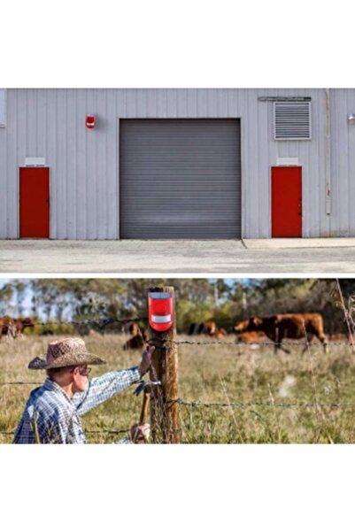 newnet Solarm ALARM 24 Saat Yabani Hayvan Kovucu Hareket Sensörlü Solar Güneş Enerjili Domuz Tilki Kovucu