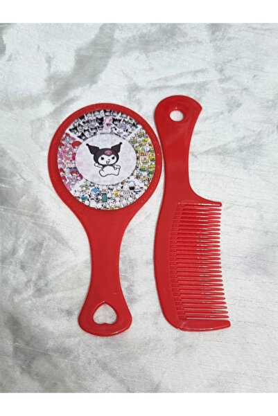 Brassito Kız çocuk ayna tarak set kromi model renk seçenekli