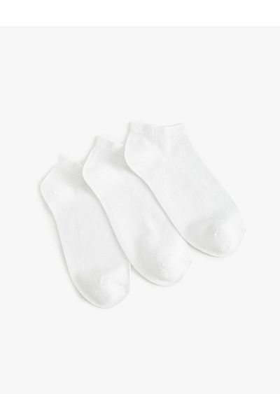 Koton Basic 3-Piece Booties Socks Set