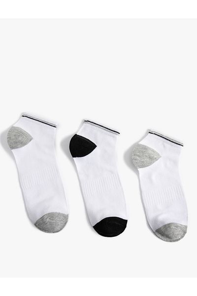Koton Set de 3 șosete sport - cu dungi