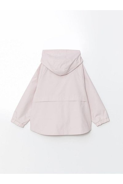 LC Waikiki Lcw Kids Pink Hooded Coat for Girls