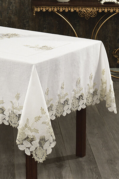 Nazik Home مفرش طاولة فلورنسا مقاوم للبقع (160 × 260 سم)