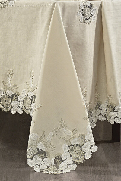 Nazik Home Florence Stain-Proof Dartless Tablecloth (160 X 260 cm)