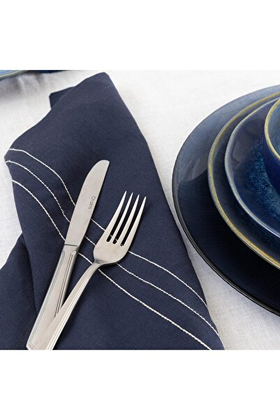 Chakra Punny Peçete 45x45 cm Marin Mavi