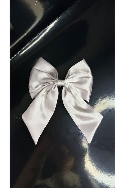 Mollycrush Agrafă de păr pentru femei - Agrafă cu fundă din satin, accesoriu de modă