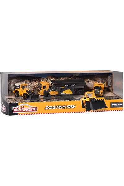 Simba Majorette Set of 4 Volvo Metal Cars 7.5cm