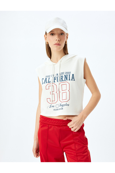 Koton Толстовка з принтом коледжу без рукавів