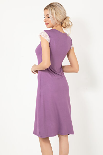 Miorre Dantel Detaylı Penye Gecelik