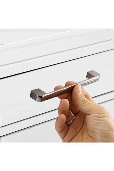 Badem10 Gölcük 224 Mm- (22,4 Cm) Mobilier afumat Sertar de bucătărie Dulap Ușă dulap Mâner metalic Mâner