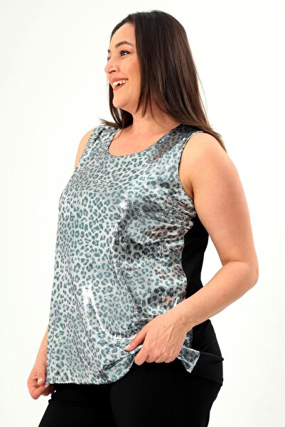 Metpoint Trend42Plus Plus Size Wide Strap Evening Dress Black Blouse