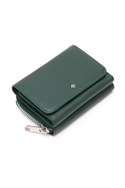 Eminsa Green Genuine Leather Women's Wallet