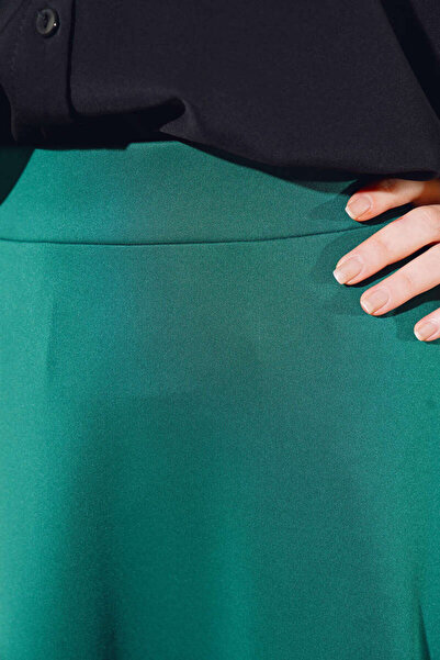 VOLT CLOTHİNG Women's Long Scuba Skirt