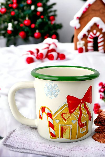 İnci Emaye 270ml Enameled Espresso and Turkish Coffee Cup - Mug Cup Camp Camping Mug, Christmas Gift New Year