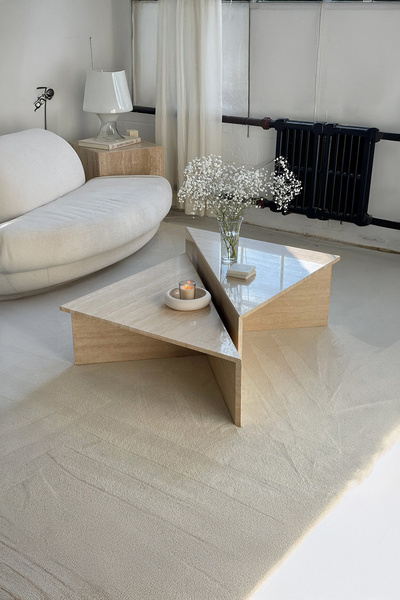 KATYY Olin Traverten  Orta Sehpa