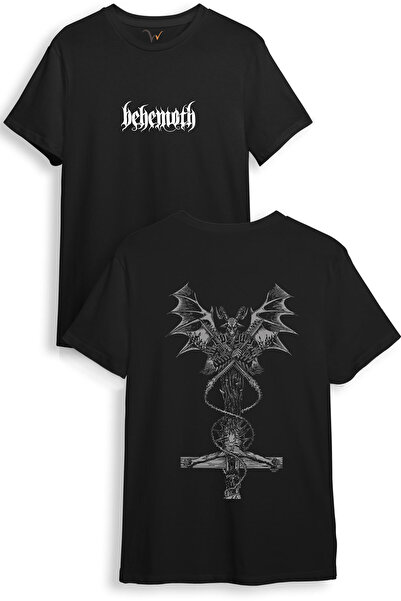 WİDİ Unisex ulična odjeća Behemoth Prednja i zadnja strana Štampano Stilski d...