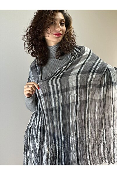 Gönülden Tasarım 200X90 см Унісекс картатий шарф-хустка