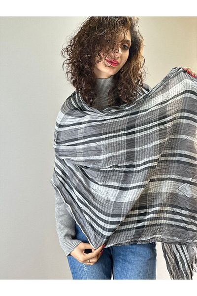 Gönülden Tasarım UNISEX ΚΑΡΟΤΕ ΤΕΤΡΑΓΩΝΟ Φουλάρι ΣΑΛΙ 200Χ90 ΕΚ