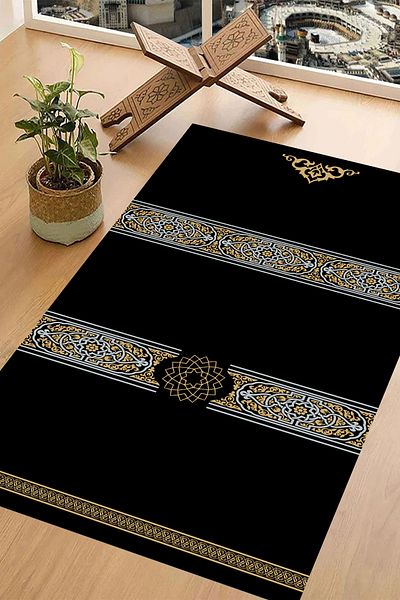 Carmine Carpet Digital Printed Washable Non-Slip Base Prayer Rug