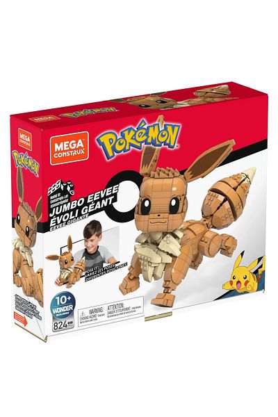 mattel Jumbo Eevee - Pokemon Mega Build