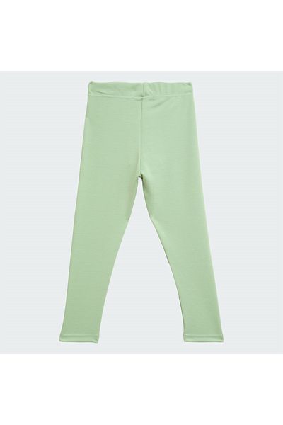 mumuko Girl's Comfort Leggings Green Color 100% Cotton