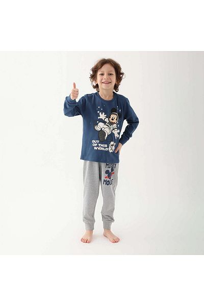 Mickey Mouse 4821c Σετ χειμερινής πιτζάμες για αγόρι
