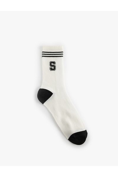 Koton Κάλτσες τένις Letter Printed Cotton Socket