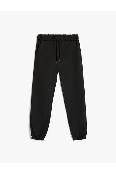 Koton Standard Waist Pocket Button Detailed Basic Jogger Pants
