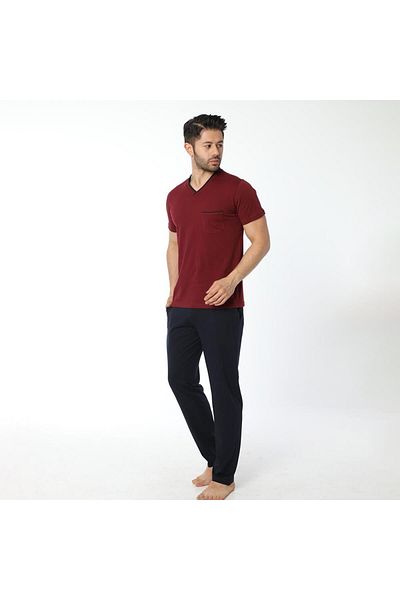 Öztaş Underwear Öztaş 12024 Ανδρική καλοκαιρινή πιτζάμα με λαιμόκοψη