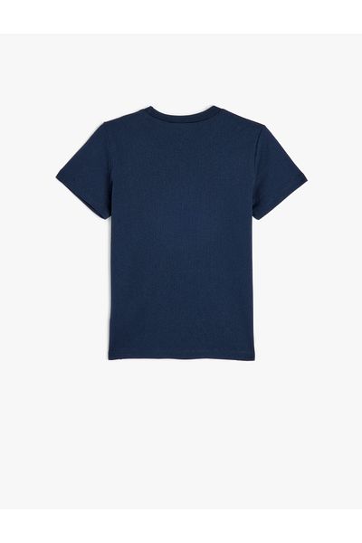 Koton Tricou cu mânecă scurtă din bumbac cu imprimeu spațial