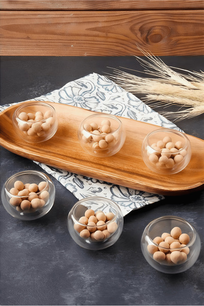 BAYRA 6lı Çift Cidarlı Mini Sosluk Drajelik Lokumluk